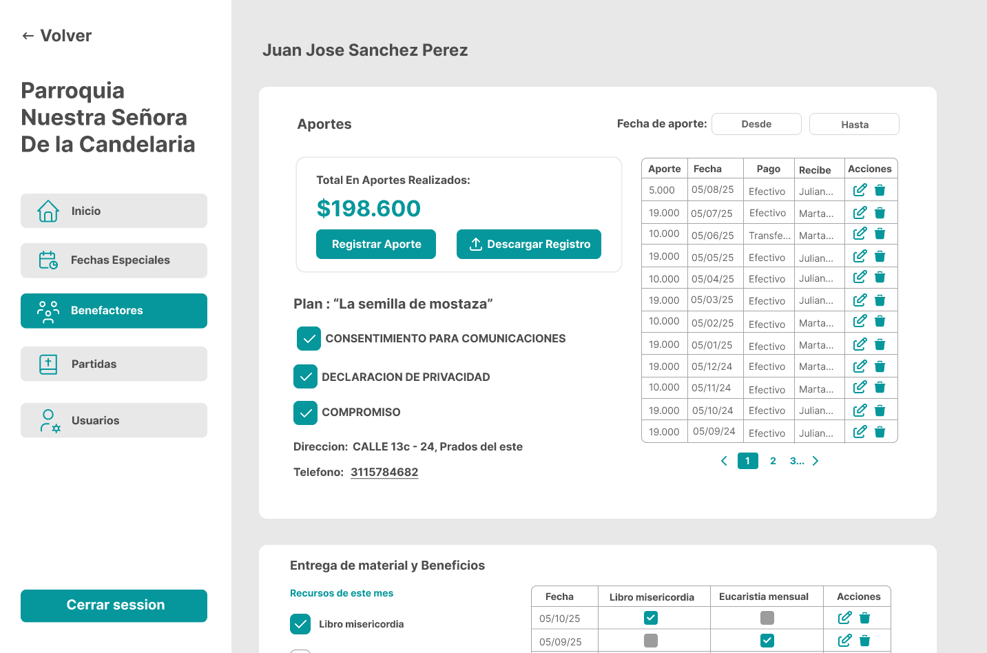 imagen de Parroquia Nuestra Señora De La Candelaria - desarrollo web profesional numero 0